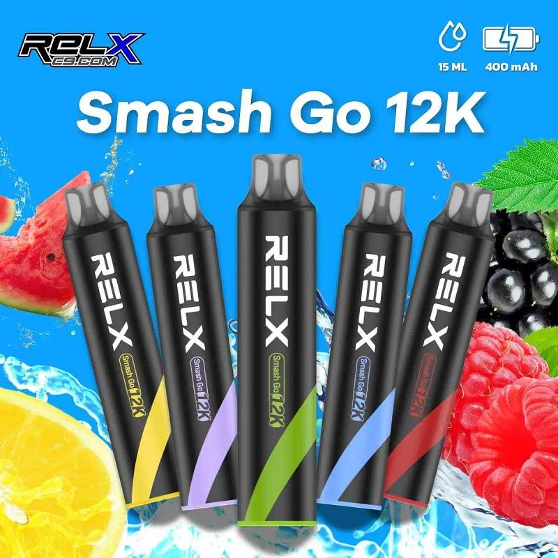 RELX Smash Go 12000 一次性拋棄式 RELX Smash Go 12000 一次性電子煙|悅刻拋棄式12000口 · 長效續航 · 台灣現貨:圖片 1